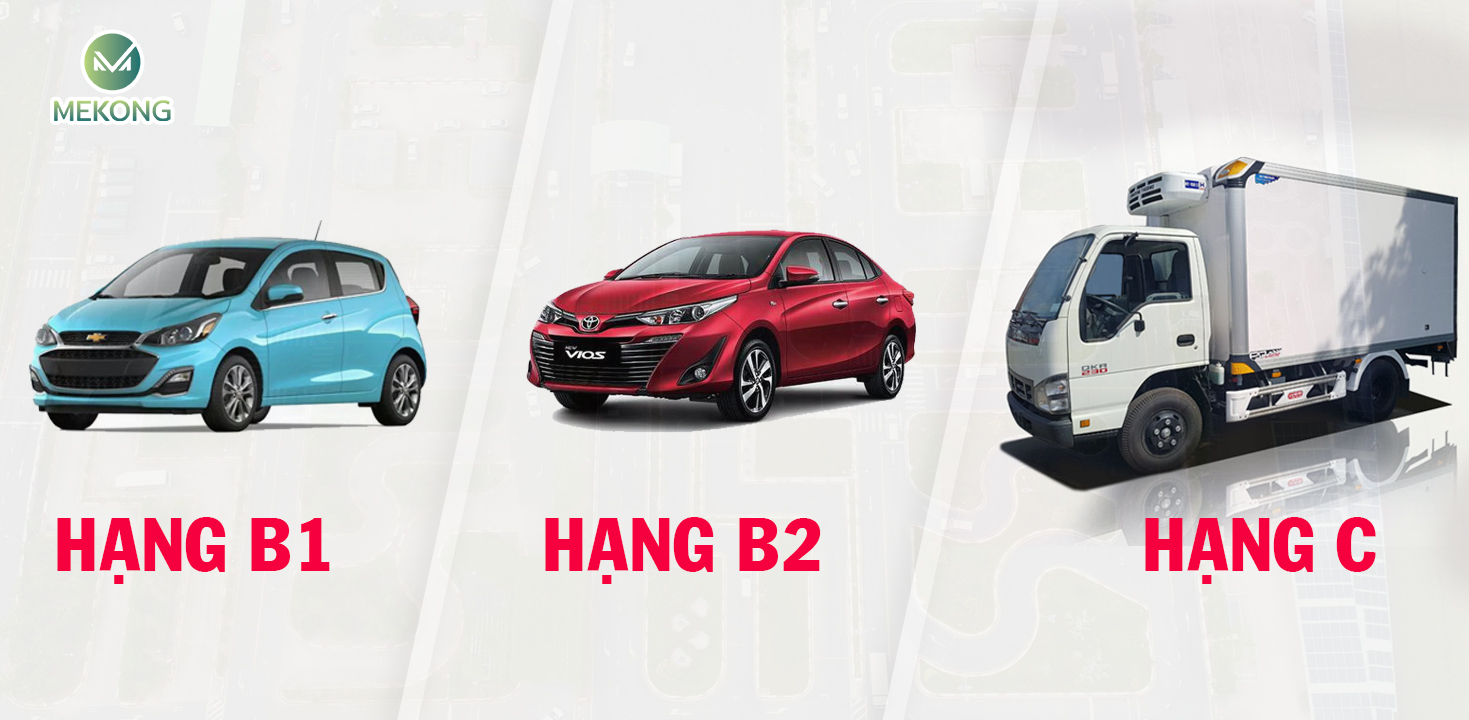 Bằng lái xe hạng B1, B2, C