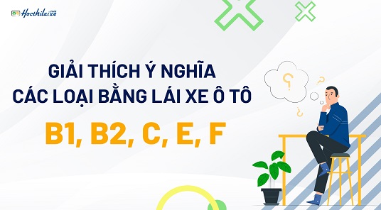 Ý nghĩa các bằng lái xe